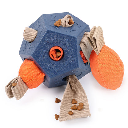 Heavy Duty Dog Snuffle Ball TPR Puzzle Toy for Slow Feeding and Brain Training Pet Apparel Accessory