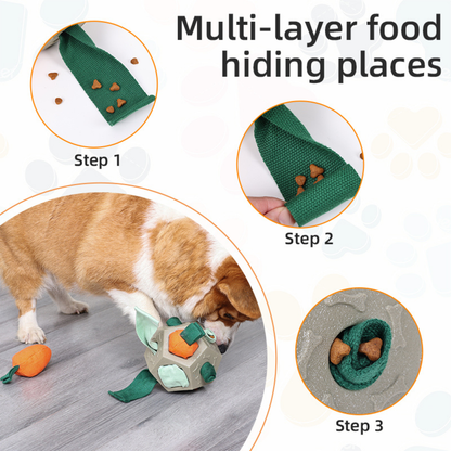 Interactive Brain Game & Treat Dispensing Puzzle Toy